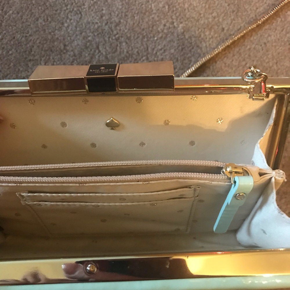 Kate Spade Radio Clutch - Mint Green - Picture 2 of 4